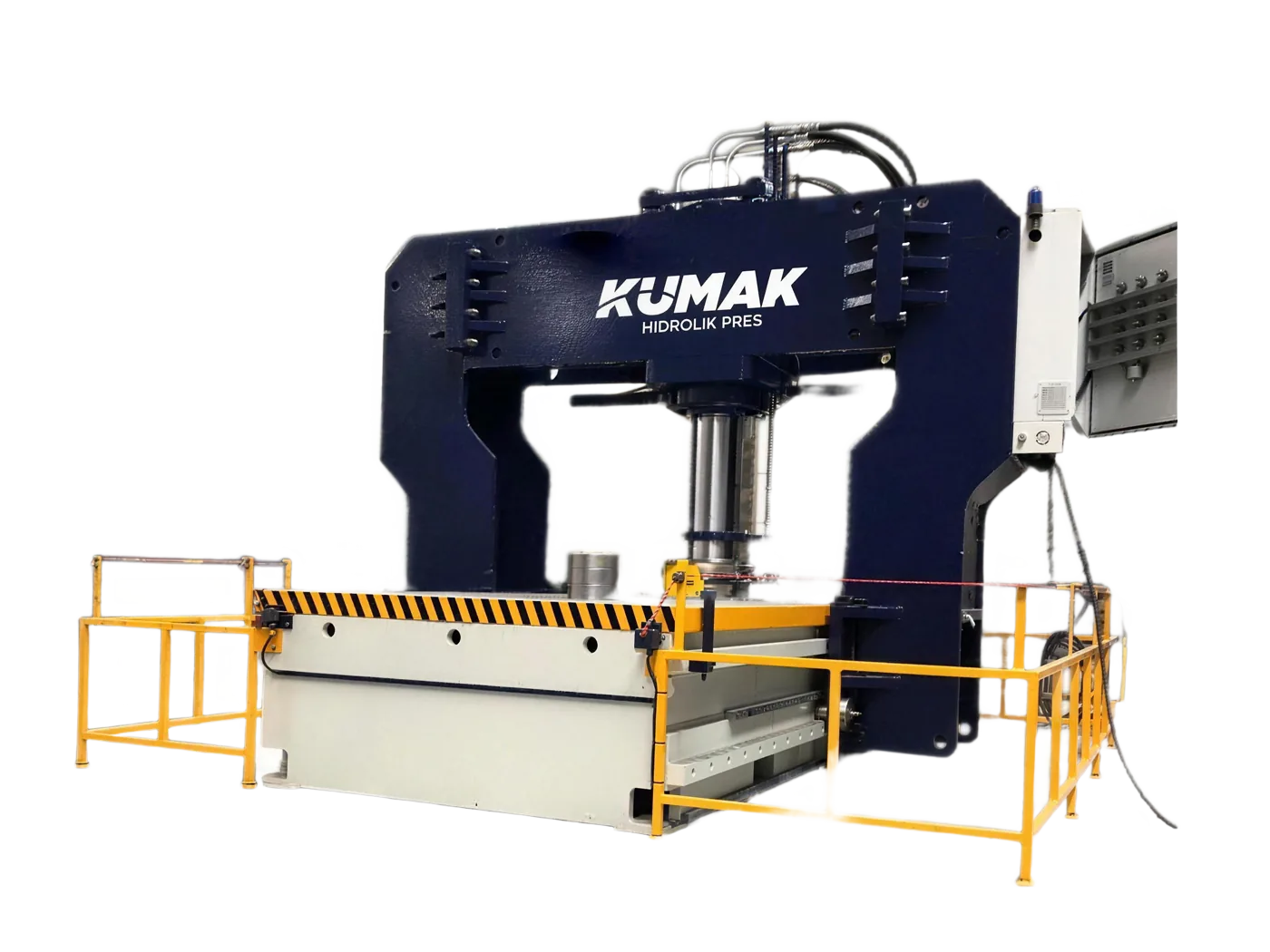 Prasa hydrauliczna Kumak na zamówienie, 600 ton, do prostowania platyn