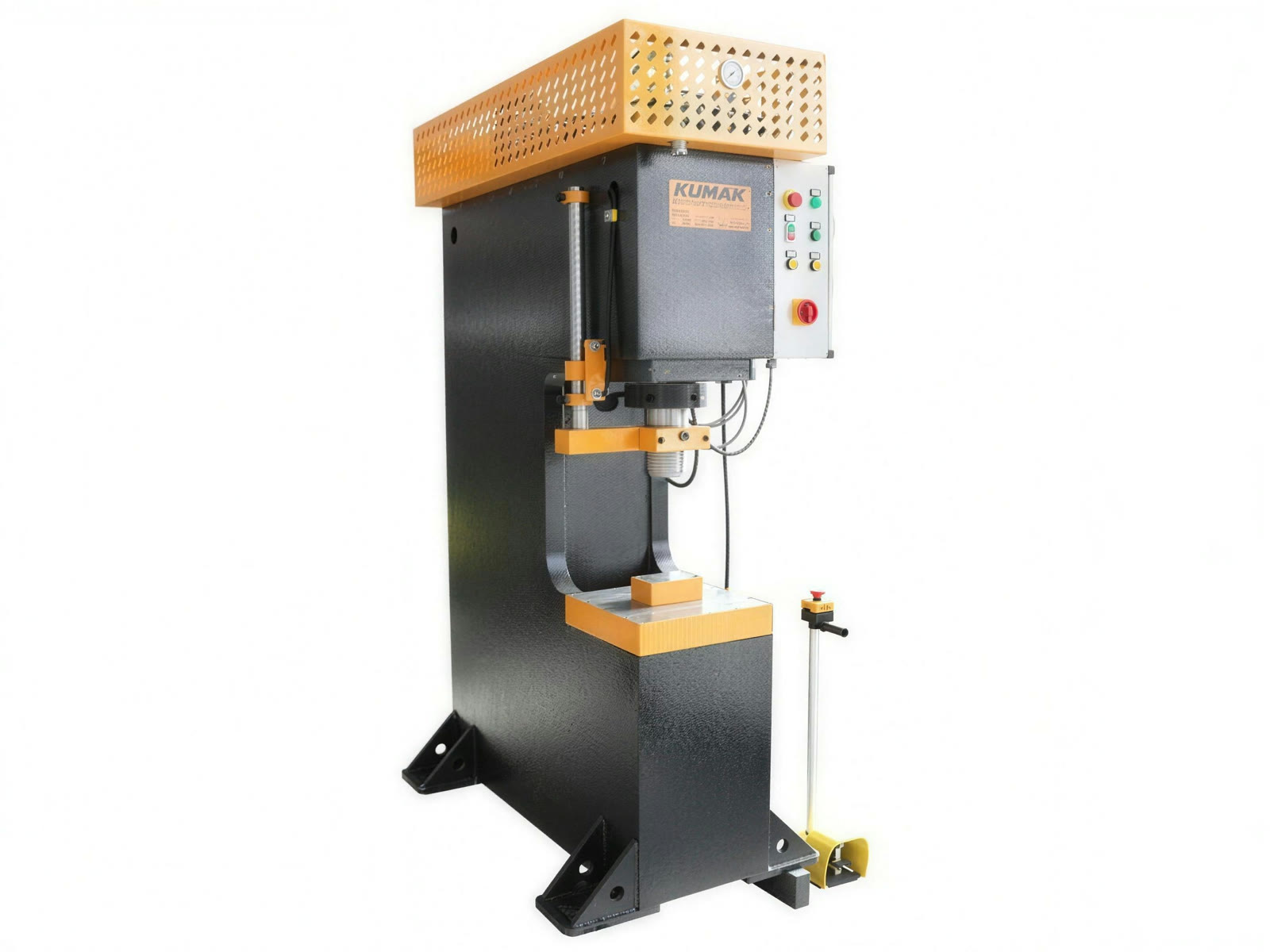 Prasa hydrauliczna typu C Kumak 100 ton z numeratorem
